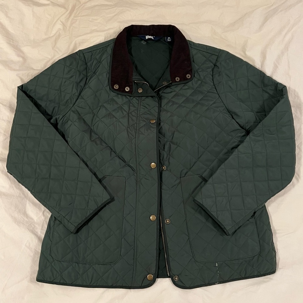 Lands End Quilted Coat